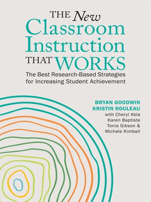 The New Classroom Instruction That Works - ebook